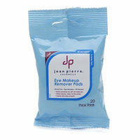 Jean Pierre Cosmetics Cleansing & Refreshing Eye & Makeup Remover Pads, Purse Size Travel Pack