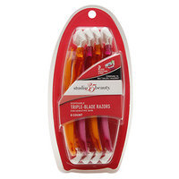 Studio 35 Beauty Women's Triple Blade Disposable Razors, 8 ea