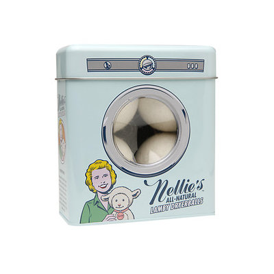 Nellie's All Natural Wool Dryerball Tin, 4 ea