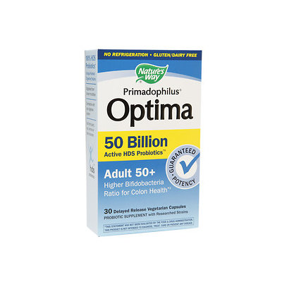 Primadophilus Optima Adult 50+ 50 Billion Nature's Way 30 VCaps