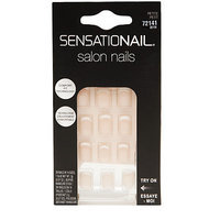 Sensationail Salon Nails Set, 28 Nails, 14 Sizes, Petite Pink, 1 ea