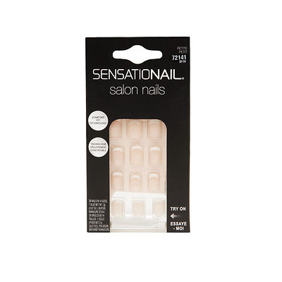 Sensationail Salon Nails Set, 28 Nails, 14 Sizes, Petite Pink, 1 ea