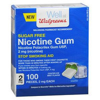 Walgreens Nicotine Coated Gum 2 mg, Mint, 100 ea