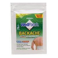WellPatch Backache Multi-Count Patch, 4 ea