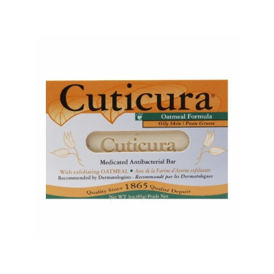 Cuticura Medicated Anti-Bacterial Bar, Oily Skin Formula, 1 ea