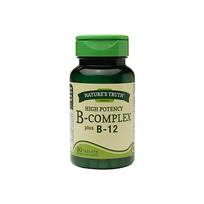 Nature's Truth High Potency B-Complex Plus B-12, 90 ea