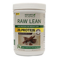 Nature's Science RAW Lean High Protein for Weight Loss, Chocolate, 10.58 oz