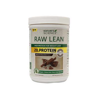 Nature's Science RAW Lean High Protein for Weight Loss, Chocolate, 10.58 oz