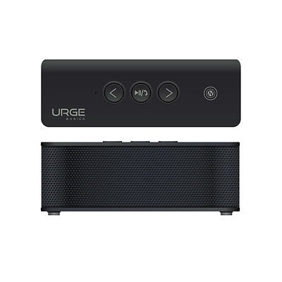 URGE Basics UG-SBPLUS-BLK Black SOUNDBRICK PLUS Bluetooth & NFC Compatible Speaker