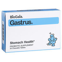 BioGaia Gastrus, Chewable Tablets, Mandarin Orange, 30 ea