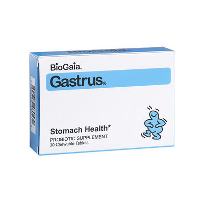 BioGaia Gastrus, Chewable Tablets, Mandarin Orange, 30 ea