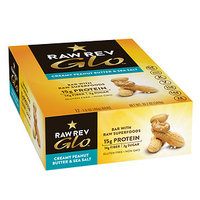 Raw Revolution Glo Bar with Raw Superfoods Creamy Peanut Butter & Sea Salt 12 Bars