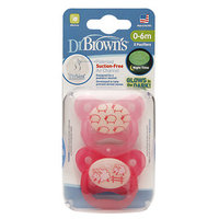 Dr Brown's Dr. Brown's 0-6 Months Glow in the Dark Pacifier - Boy