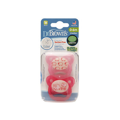 Dr Brown's Dr. Brown's 0-6 Months Glow in the Dark Pacifier - Boy