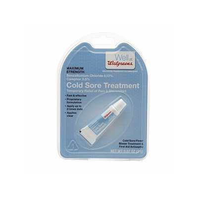 Walgreens Cold Sore Treatment, .07 oz