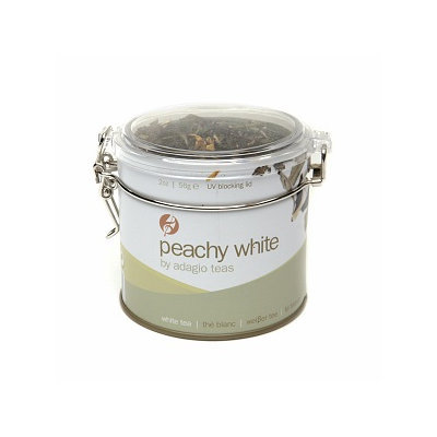 Adagio Teas Loose White Tea Tin Tea Peachy White