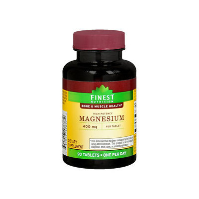 Finest Nutrition Magnesium 400 mg, 90 ea