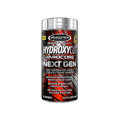 MuscleTech Hydroxycut Hardcore Next Gen Supplement, 180 Count