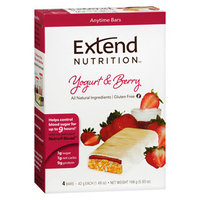 Extend Nutrition Bars, Yogurt & Berry, 4 pk, 1.48 oz