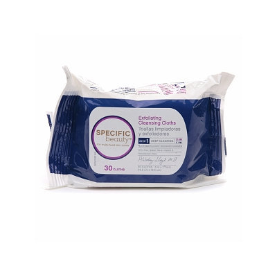 Specific Beauty Exfoliating Cleansing Cloths, Step 1