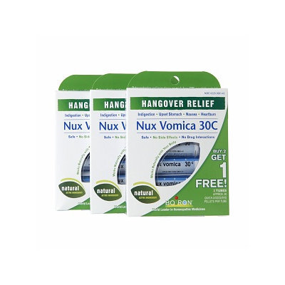 Boiron Nux Vomica 30C Hangover Relief Value Pack, 1 set