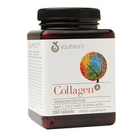 Youtheory Collagen Advanced Formula, Collagen Type 1, 2 & 3 with 18 Amino Acids, 290 Tablets, Nutrawise Corporation