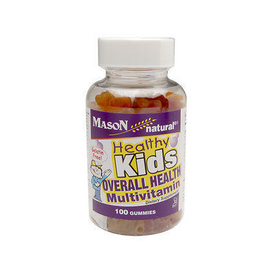 Healthy Kids Overall Health Multivitamin & Minerals, 100 Gummies, Mason Natural
