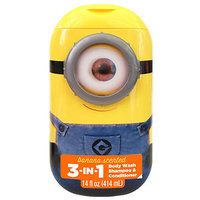 Despicable Me Minions 3 in 1 Body Wash, Banana & Strawberry, 14 fl oz