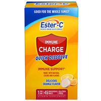 Ester-c Ester C Immune Charge Quick Dissolve Tablets, Orange, 45 ea