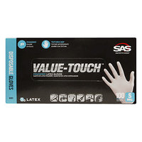S.a.s. Safety Corp. SAS Safety Corp. True Value Latex Powder-Free Disposable Gloves, Beige, Small, 100 ea