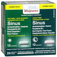 Walgreens Sinus Congestion & Pain Combo Pack Caplets