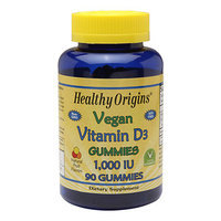 Healthy Origins Vitamin D3 1,000 IU, Vegan Gummies, 90 ea