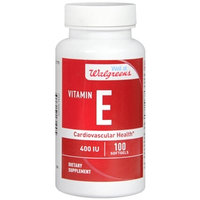 Walgreens Vitamin E 400 IU Cardiovascular Health, Softgels