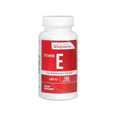 Walgreens Vitamin E 400 IU Cardiovascular Health, Softgels