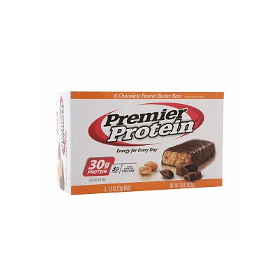 Premier Nutrition Protein Bar Chocolate Peanut Butter 6 Bars