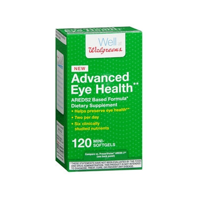 Walgreens Eye Health AREDS2 Based Formula, Softgels, 120 EA