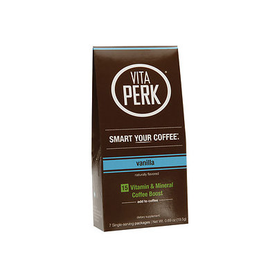 VitaPerk - Vitamin and Mineral Coffee Boost Vanilla - 7 Packets
