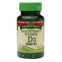 Nature's Truth High Potency Vitamin D3 5000 IU, 130 ea