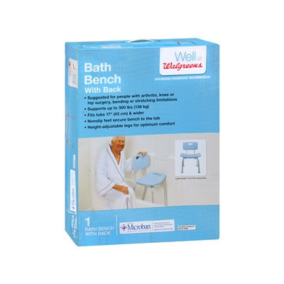 Walgreens Bath Chair with Microban, 1 ea