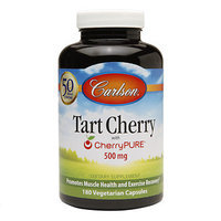 Carlson Labs - Tart Cherry with CherryPURE 500 mg. - 180 Vegetarian Capsules