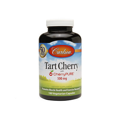 Carlson Labs - Tart Cherry with CherryPURE 500 mg. - 180 Vegetarian Capsules