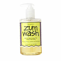 Zum Wash Natural Liquid Soap for Hands & Body, Lemongrass, 8 oz