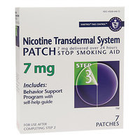 Habitrol Nicotine Transdermal System Stop Smoking Aid Patch, 7 mg, Step 3, 7 ea