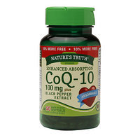 Nature's Truth CoQ-10 100mg Plus Black Pepper Extract, 50 ea