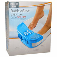 HoMedics Thera-P BubbleBliss Deluxe Foot Spa with Heat, 1 ea