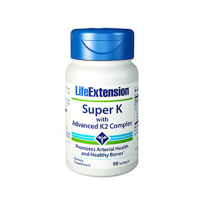 Life Extension Super K with Advanced K2 Complex, Softgels, 90 ea