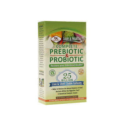Olympian Labs - Complete Prebiotic and Probiotic - 30 Vegetarian Capsules LUCKY PRICE