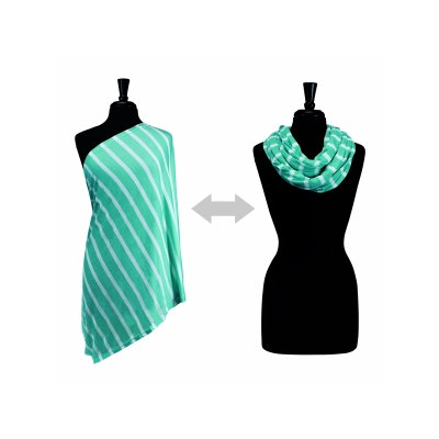 Itzy Ritzy Nursing Happens Infinity Breast Feeding Scarf (Turquoise)