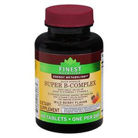 Finest Nutrition Super B-Complex Quick Dissolve, Berry, 60 ea