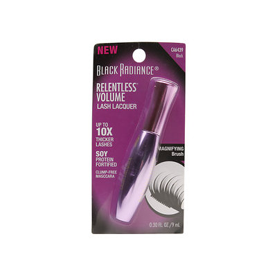 Black Radiance Relentless Volume Lash Lacquer, Black, .3 oz